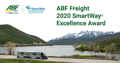 ABF Freight Receives 2020 SmartWay Excellence Award