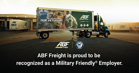 ABF Freight Earns 2021 Military Friendly Employer Designation