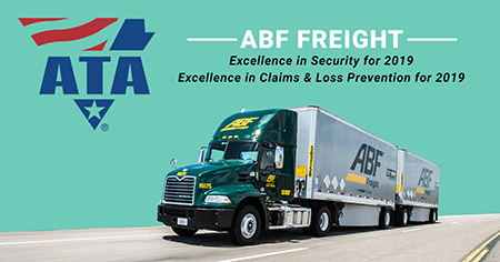 ArcBest LTL Carrier ABF Freight Receives Two ATA Excellence Awards