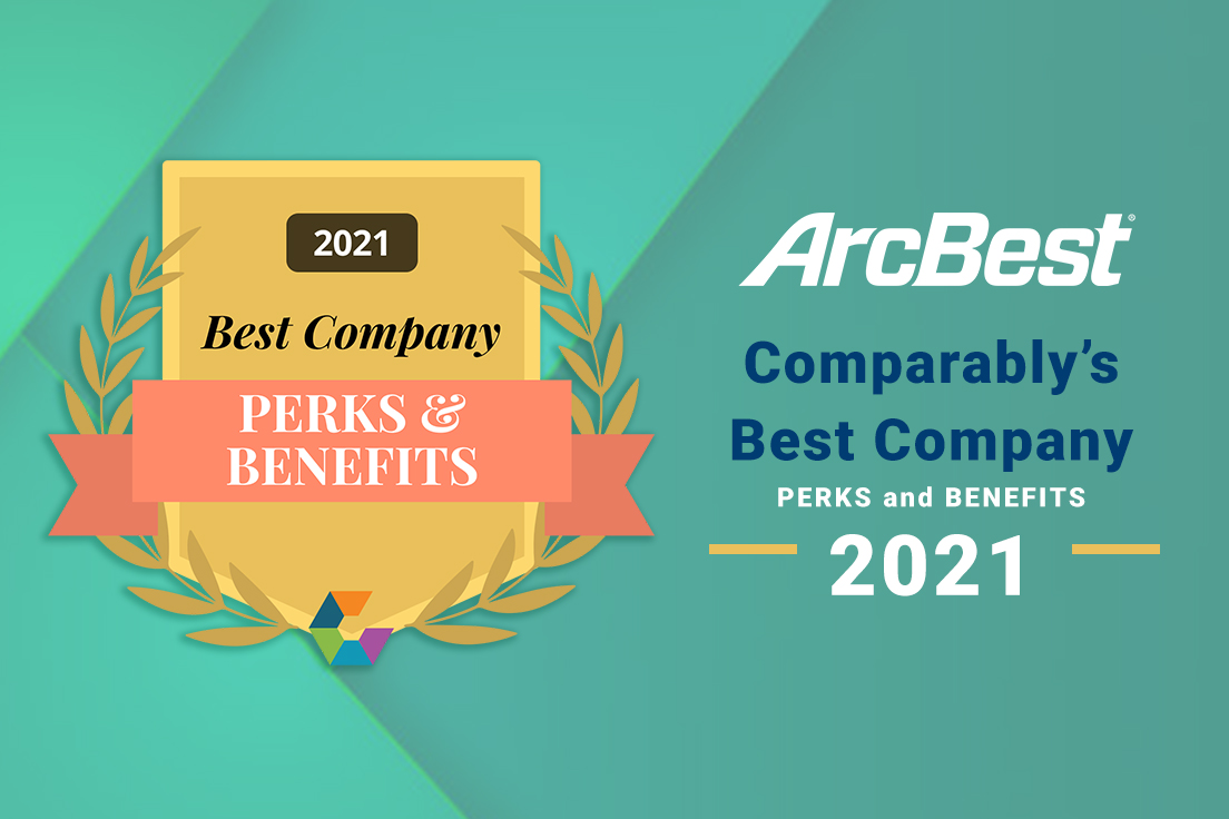 ArcBest 2021 Comparably Award – Best Employee Perks & Benefits