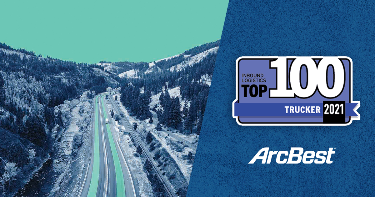 Inbound Logistics' Top 100 Truckers award