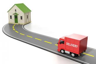 Final mile in retail shipping