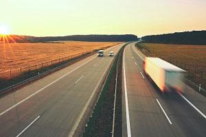 semi-truck carrying a time-sensitive shipment