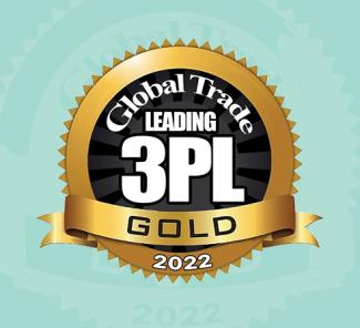 Global Trade Leading 3PL Gold 2022 logo