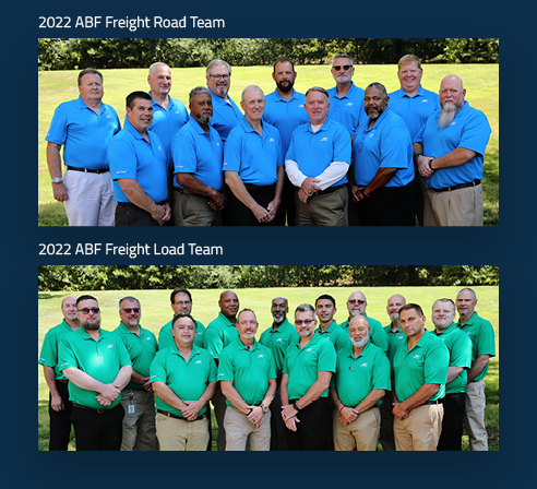 2022 ABF Freight road and load team members.