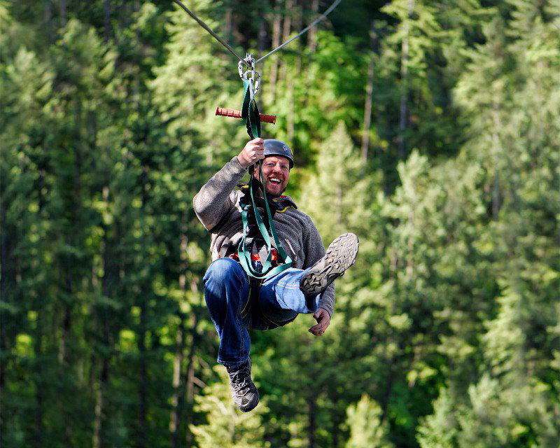 Mountain Treetop Zipline