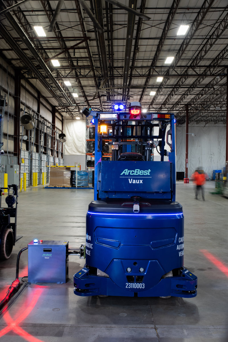 Automated forklift