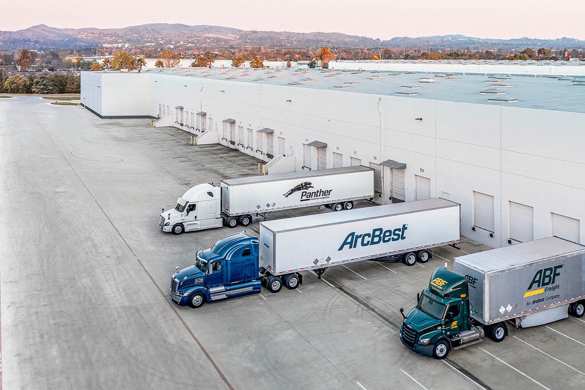 ArcBest, ABF, and Panther trucks