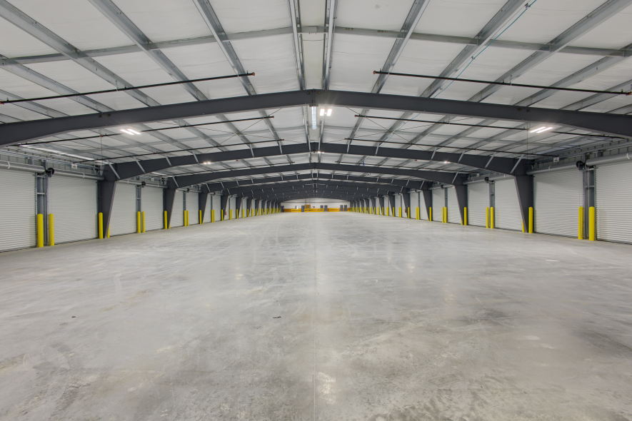 Large dock space at ABF Freight’s newly constructed service center in Olathe, KS