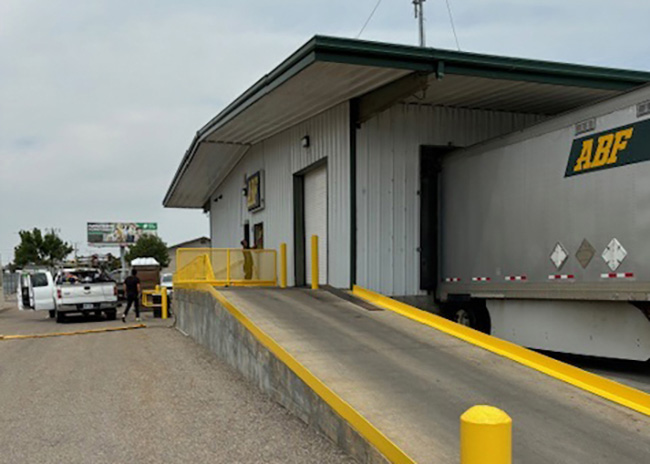 outside Idaho Falls, ID ABF service center