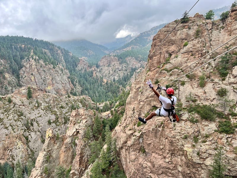 The Broadmoor zipline experience