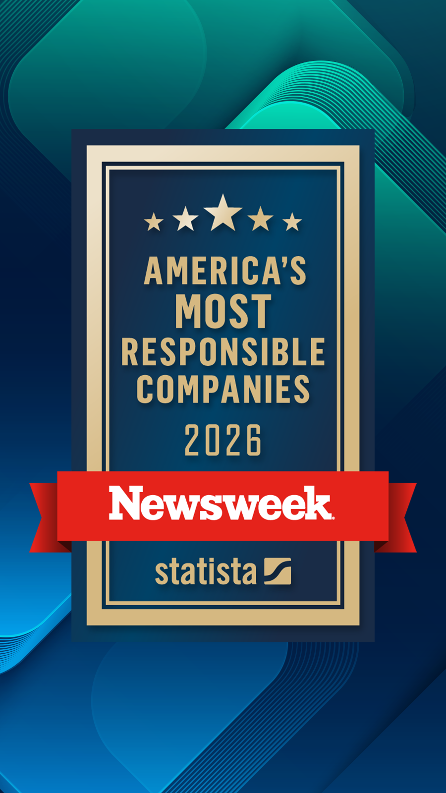 Newsweek Most Responsible Company 2026 Logo badge