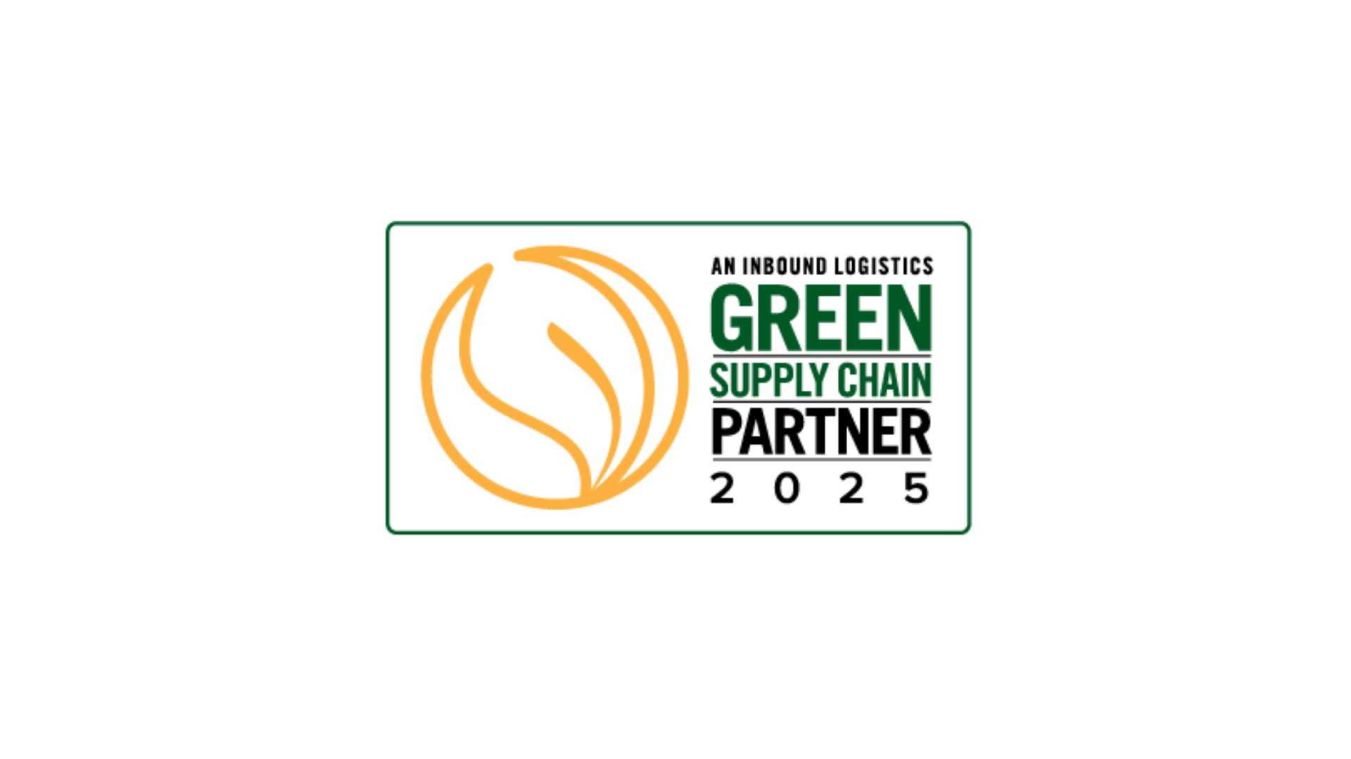 Green Supply Chain Partner award icon 2025