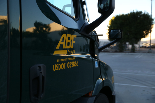 ABF truck door