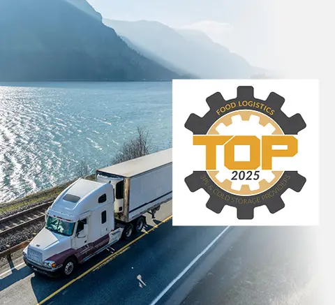2025 Top 3PL & Cold Storage Provider award logo