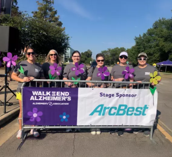 ArcBest employees at 2024 Walk to End Alzheimer’s