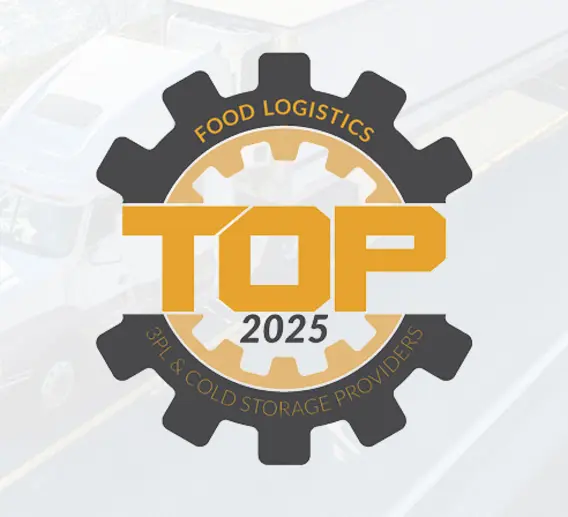 2025 Top 3PL & Cold Storage Provider award logo