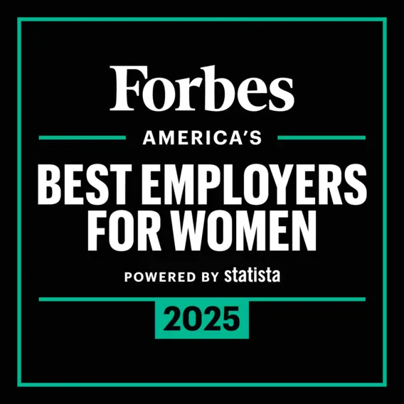2025 Forbes and Statista America’s Best Employers for Women logo