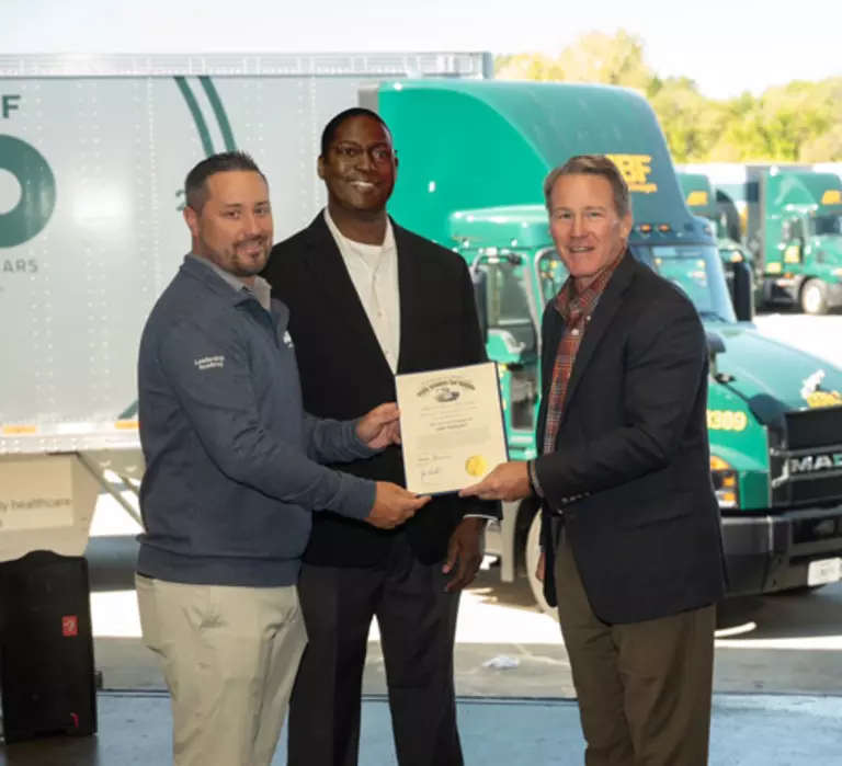 Ohio Lt. Governor Husted at ABF Freight Dayton Service Center 