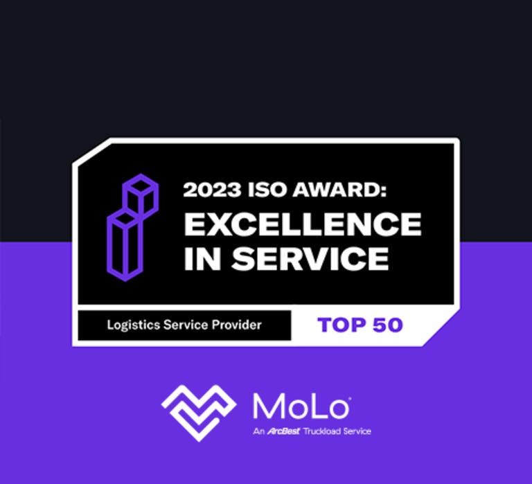 ISO Excellence in Service Award graphic
