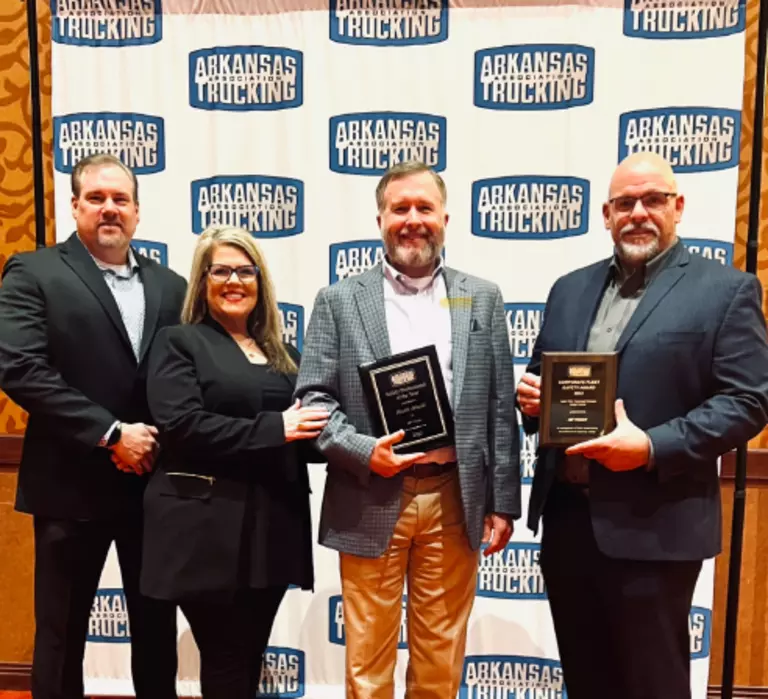 ABF Freight’s Safety and Security teams accept two Arkansas Trucking Association awards  