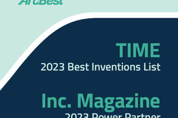 2023 TIME’s cover featuring Best Inventions List and 2023 Inc. Power Partner Logo