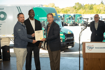 Ohio Lt. Governor Husted at ABF Freight Dayton Service Center 