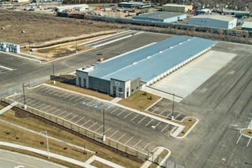 Aerial view of ABF Freight service center in Olathe, Kansas