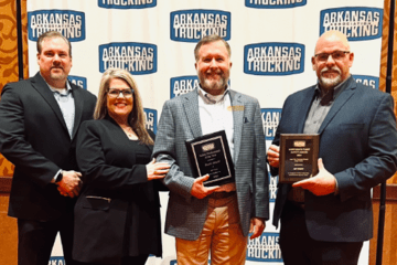 ABF Freight’s Safety and Security teams accept two Arkansas Trucking Association awards  