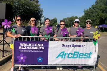 ArcBest employees at 2024 Walk to End Alzheimer’s