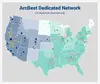 ArcBest dedicated network map
