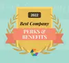 Comparably Best Perks & Benefits and Best Compensation 2022 logo