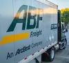 Green ABF Freight truck.