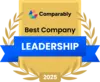2025 Best Company Leadership Teams badge awarded by Comparably