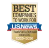 Best Company to Work For in Transportation by U.S. News & World Report 2026 award badge