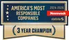 2026 America's Most Responsible Companies badge