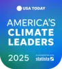 America’s Climate Leaders 2025 by USA Today and Statista award badge