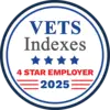 2025 VETS Indexes 4-Star Employer Logo